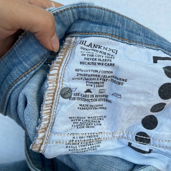 Blank NYC Skinny Classique Splatter Jeans 29 - Picture 7 of 9